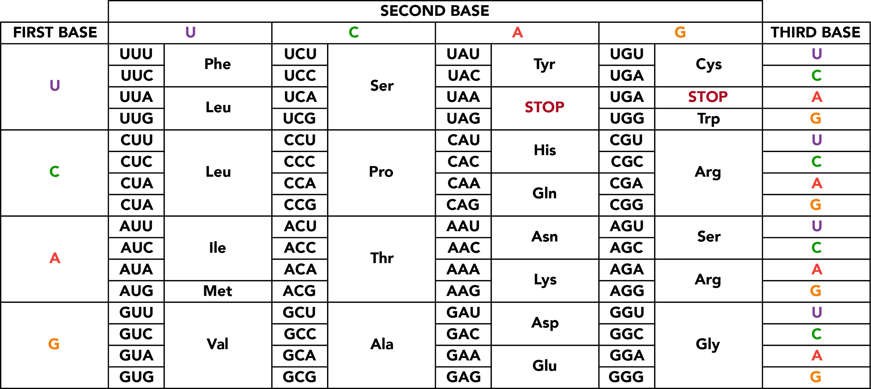The genetic code